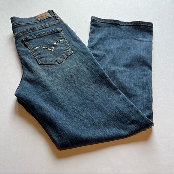 Levi's Women's Blue Jeans 512 Bootcut Size 10 S/C Perfectly Slimming - Picture 1 of 9